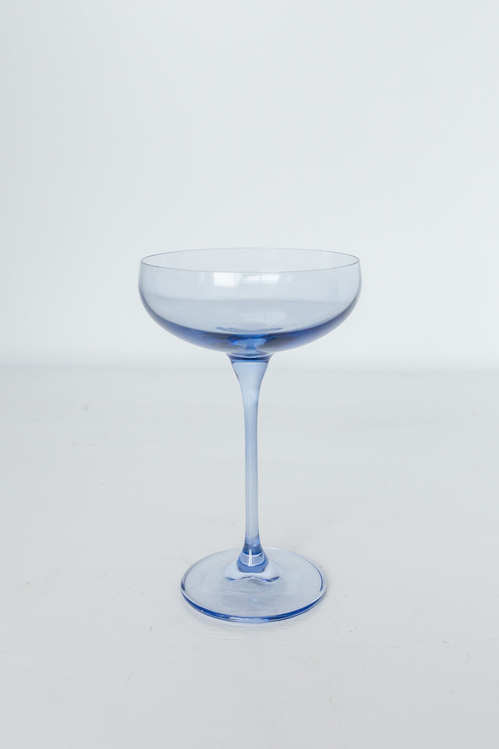 Estelle Colored Champagne Coupe Stemware - Set of 2 {Cobalt Blue}