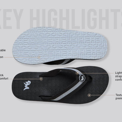 Cozy Flips : Black-Grey