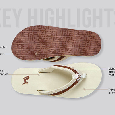 Cozy Flips : Beige-Brown