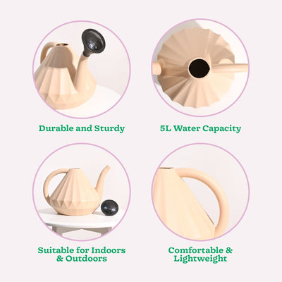 Ripples Watering Can for Plants - 5 Litre