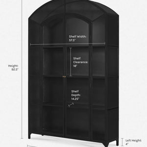 Cressida Wide Curio Cabinet