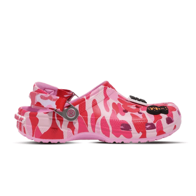 Crocs Classic Clog A Bathing Ape ABC Camo Pink 1