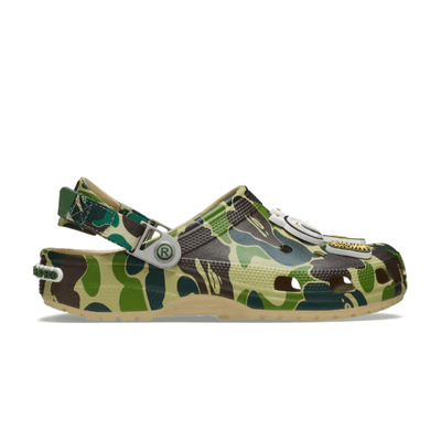 Crocs Classic Clog A Bathing Ape ABC Camo Green