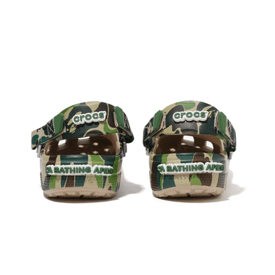 Crocs Classic Clog A Bathing Ape ABC Camo Green