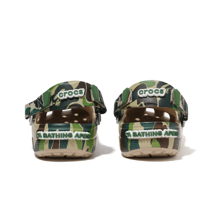Crocs Classic Clog A Bathing Ape ABC Camo Green