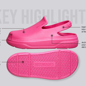 Cushers Clogs For Women : Pink