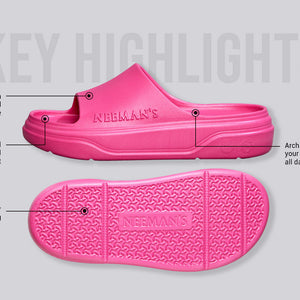 Cushers Slides For Women : Pink