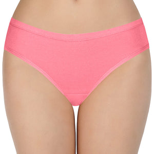 100% Cotton Bikini Panty Pack (Pack of 3) - D004 - Solid