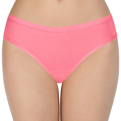 100% Cotton Bikini Panty Pack (Pack of 3) - D004 - Solid