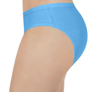 100% Cotton Bikini Panty Pack (Pack of 3) - D004 - Solid