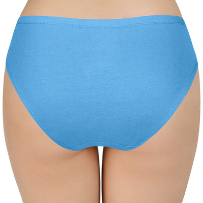 100% Cotton Bikini Panty Pack (Pack of 3) - D004 - Solid