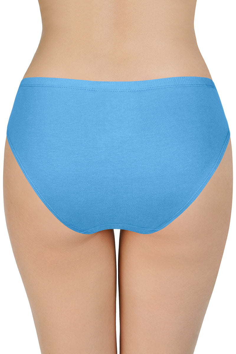 100% Cotton Bikini Panty Pack (Pack of 3) - D004 - Solid