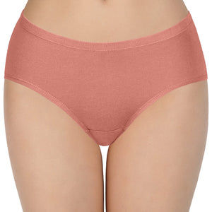 100% Cotton Hipster Panty Pack (Pack of 3) - D012 - Solid