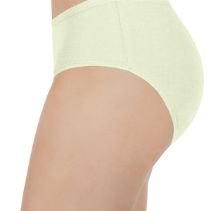 100% Cotton Hipster Panty Pack (Pack of 3) - D012 - Solid