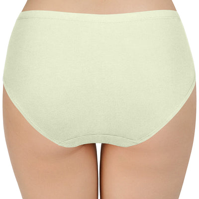 100% Cotton Hipster Panty Pack (Pack of 3) - D012 - Solid