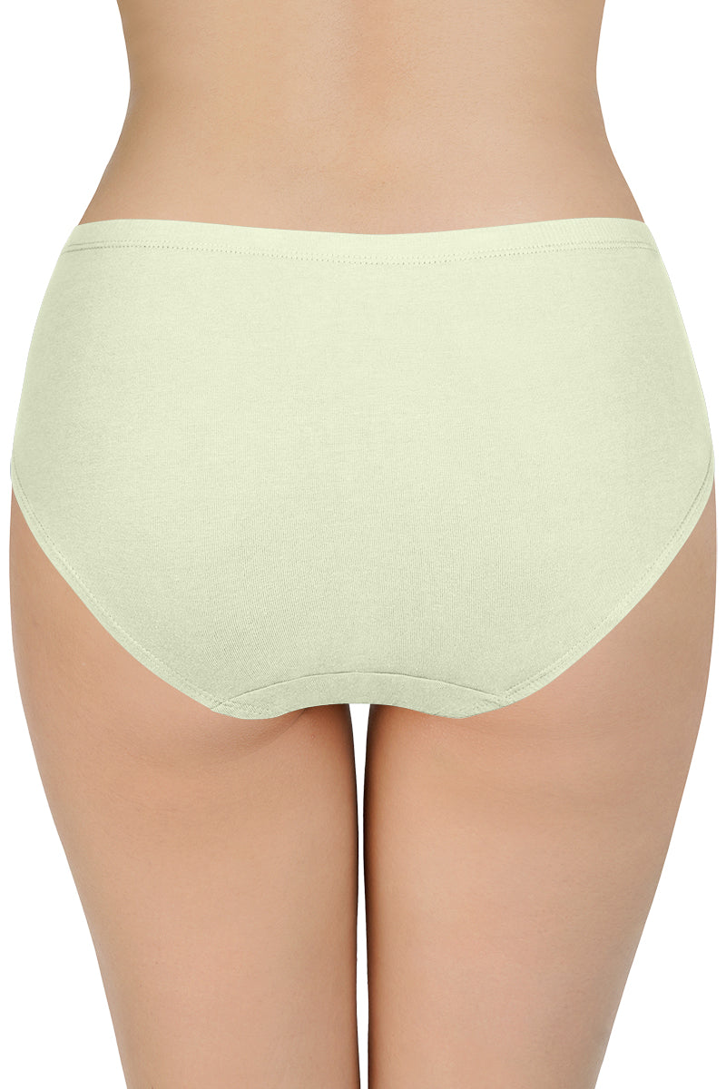 100% Cotton Hipster Panty Pack (Pack of 3) - D012 - Solid