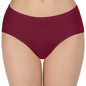 100% Cotton Hipster Panty Pack (Pack of 3) - D013 - Solid