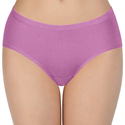 100% Cotton Hipster Panty Pack (Pack of 3) - D013 - Solid