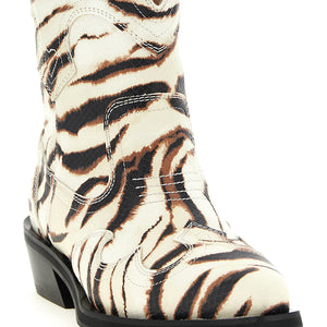 Ganni Western Ankle Boots