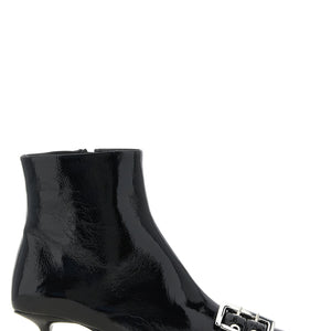Ganni Buckle Ankle Boots