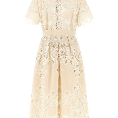 Elie Saab Carving Embroidery Dress