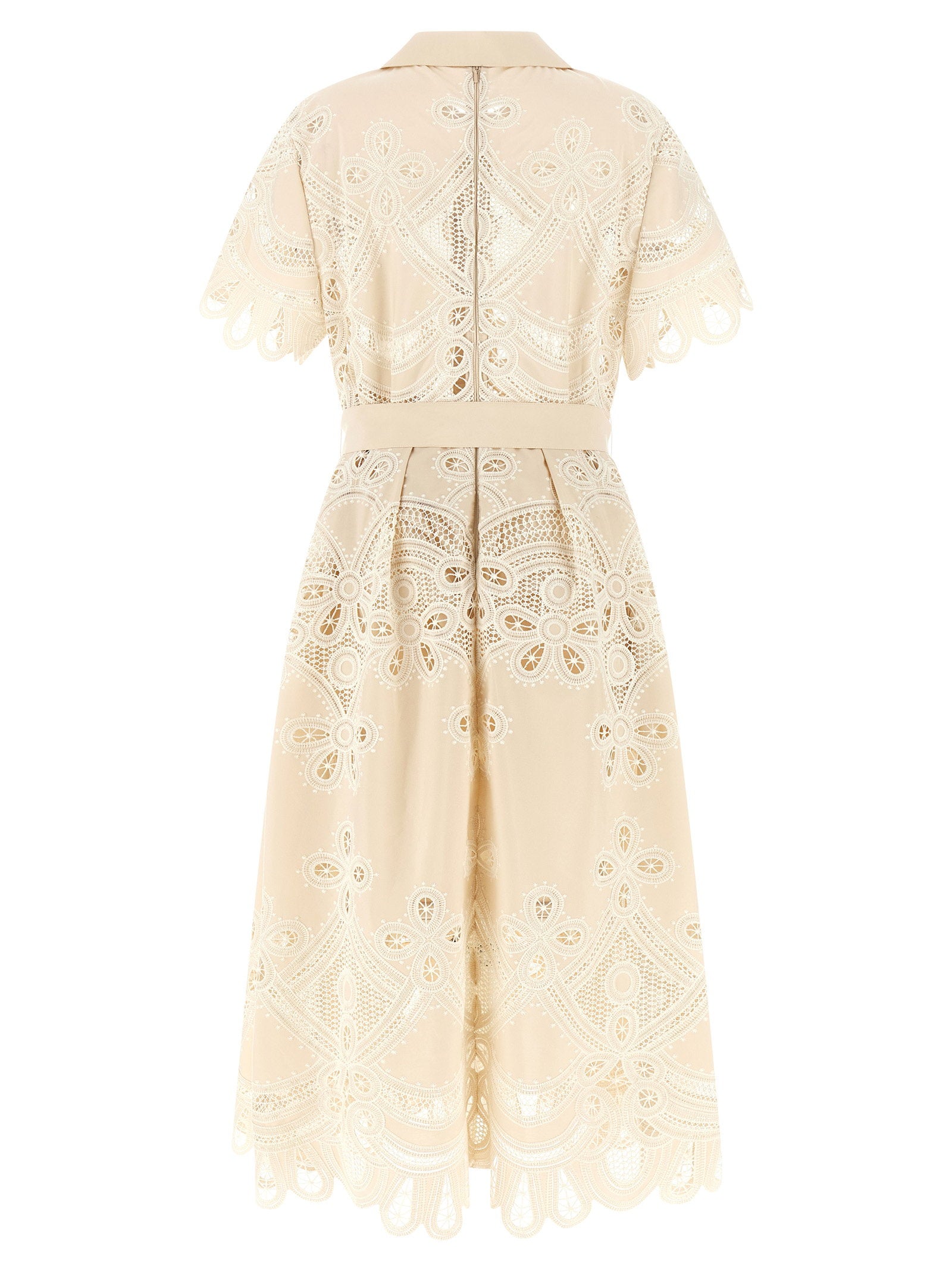 Elie Saab Carving Embroidery Dress