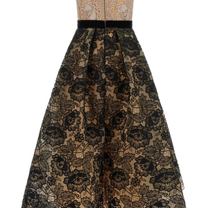 Elie Saab Guipure Lace Dress
