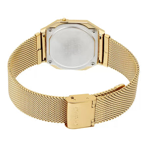Casio Vintage Yellow Gold Dial Unisex 35.5mm