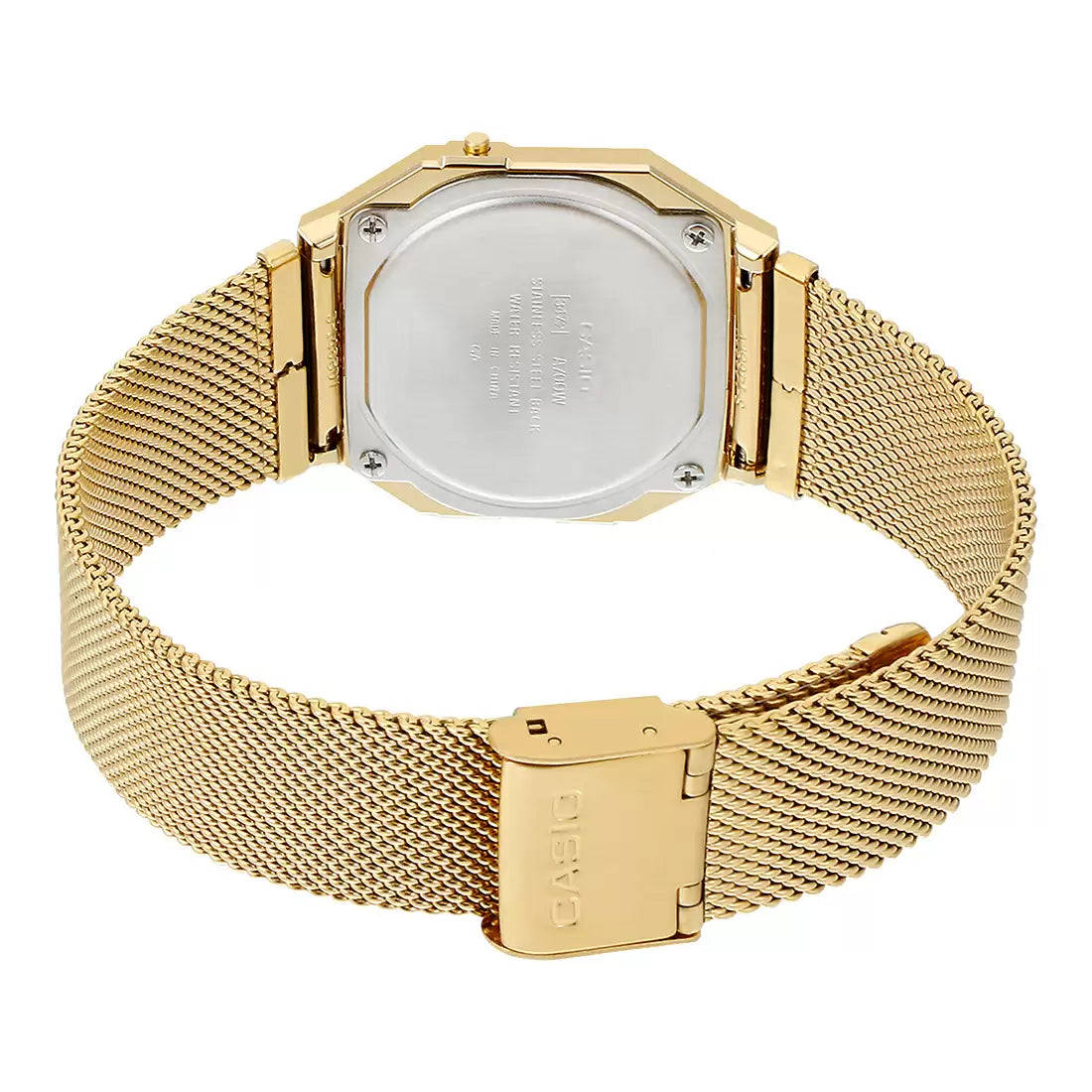 Casio Vintage Yellow Gold Dial Unisex 35.5mm