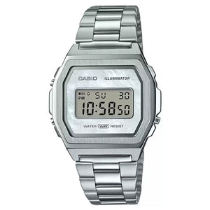 Casio Vintage Silver Dial Unisex 36mm