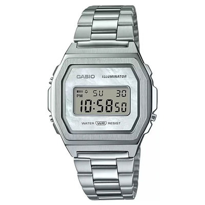 Casio Vintage Silver Dial Unisex 36mm
