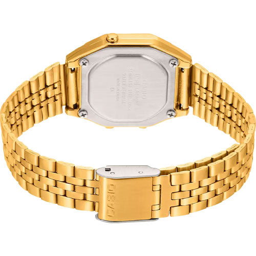 Casio Vintage Yellow Gold Dial Women 28mm