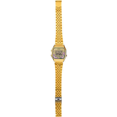 Casio Vintage Yellow Gold Dial Women 28mm