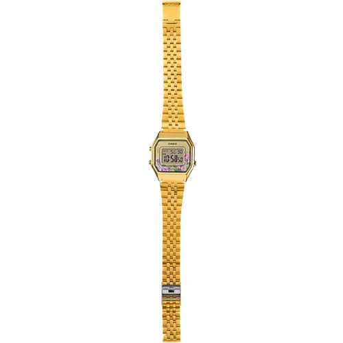 Casio Vintage Yellow Gold Dial Women 28mm