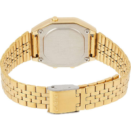 Casio Vintage Yellow Gold Dial Unisex 28.6mm D207