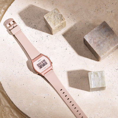 Casio Vintage Pink Dial Unisex 35mm D213 LW-204-4A