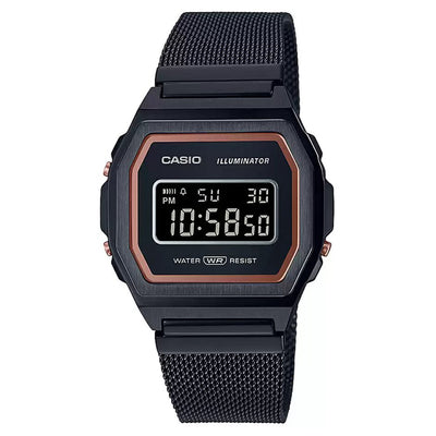 Casio Vintage Black Dial Unisex 38mm
