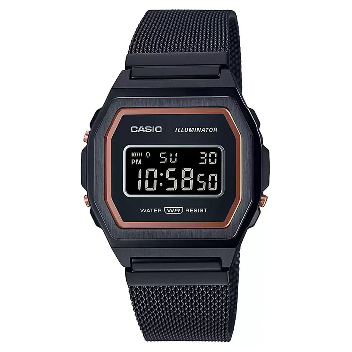 Casio Vintage Black Dial Unisex 38mm