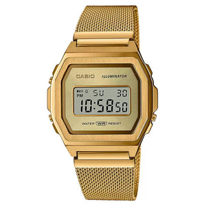 Casio Vintage Yellow Gold Dial Unisex 38mm
