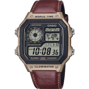 Casio Vintage Standard Black Dial Men 42.1mm D383 AE-1200WHL-5AV