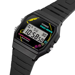 Casio Vintage PAC-MAN collaboration models STANDARD Black Dial Men 35.2mm D384 F-91WPC-1A
