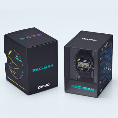 Casio Vintage PAC-MAN collaboration models STANDARD Black Dial Men 35.2mm D384 F-91WPC-1A