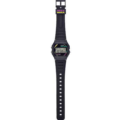 Casio Vintage PAC-MAN collaboration models STANDARD Black Dial Men 35.2mm D384 F-91WPC-1A