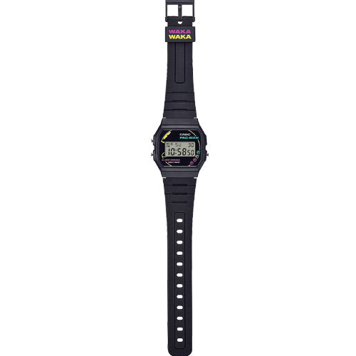 Casio Vintage PAC-MAN collaboration models STANDARD Black Dial Men 35.2mm D384 F-91WPC-1A