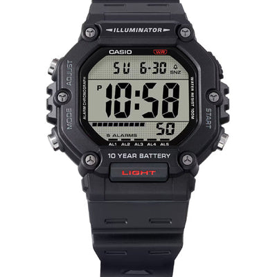 Casio Vintage Black Dial Men 49.7mm D386 AE-1600H-1AV