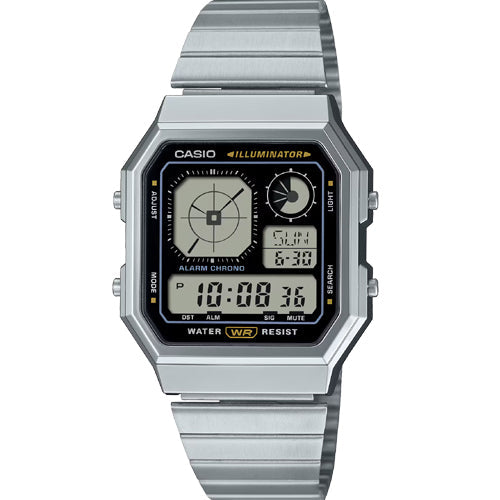 Casio Vintage Black Dial Unisex 33.9mm D388