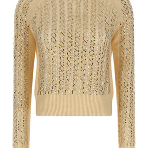 Ermanno Scervino Baguette Studded Sweater