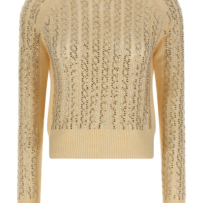 Ermanno Scervino Baguette Studded Sweater
