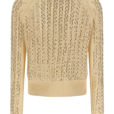 Ermanno Scervino Baguette Studded Sweater