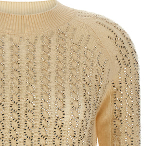 Ermanno Scervino Baguette Studded Sweater